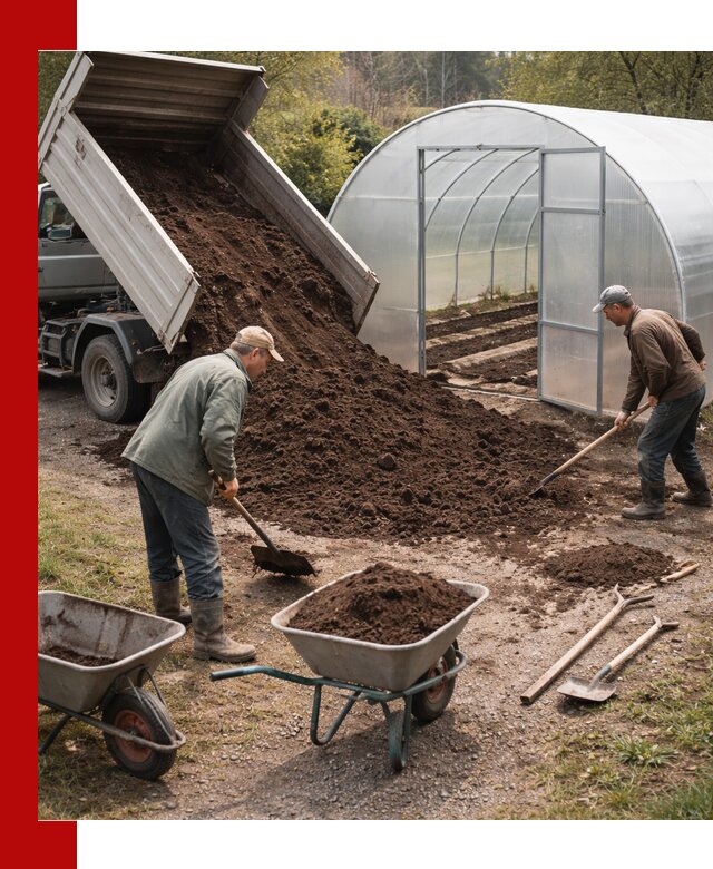 Грунт для теплицы с доставкой в Нижнеудинске — плодородный субстрат под растения