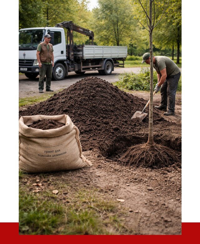 Грунт для посадки деревьев в Нижнеудинске от 1221 р. | ПРОНЕРУДНжк