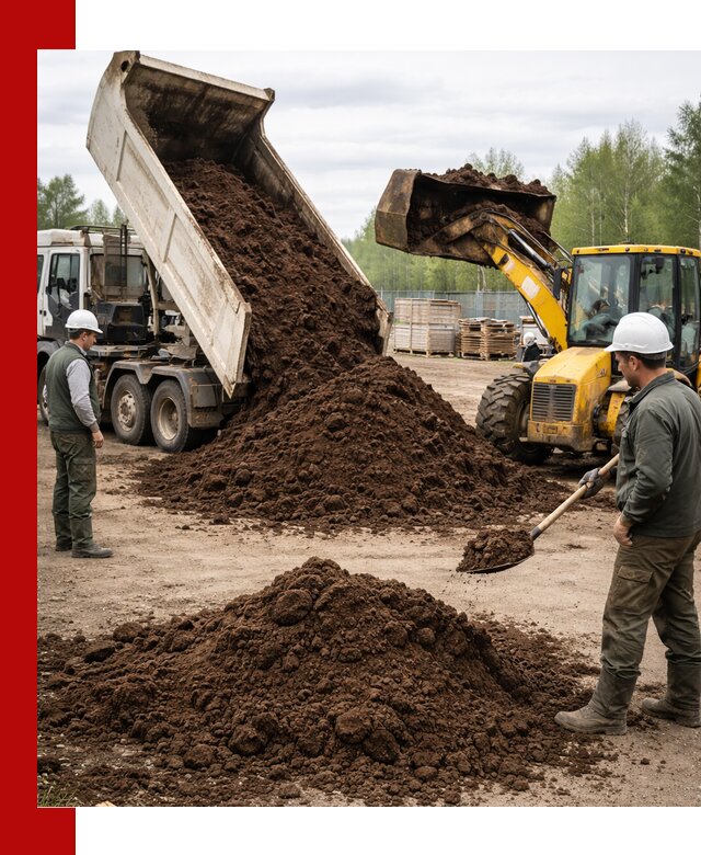 Доставка торфа оптом и в мешках в Нижнеудинске