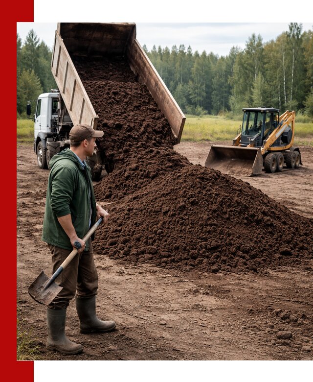 Купить верховой торф с доставкой в Нижнеудинске для садоводства и растений