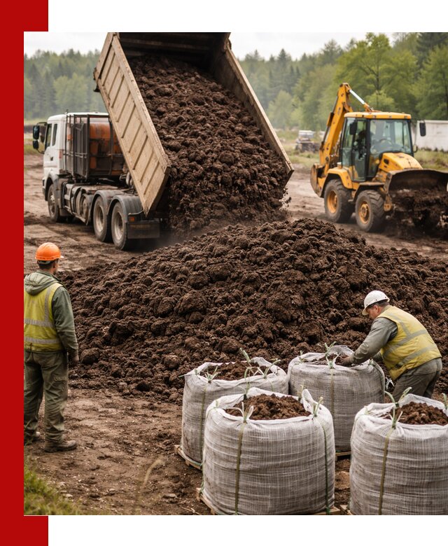 Доставка нейтрального торфа в Нижнеудинске оптом и в розницу