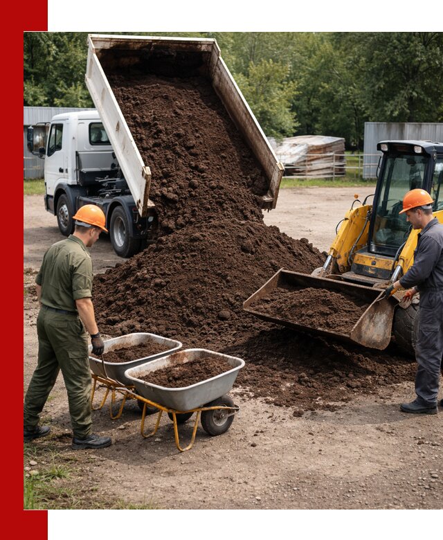 Доставка торфо-земляной смеси в Нижнеудинске для огорода и ландшафта