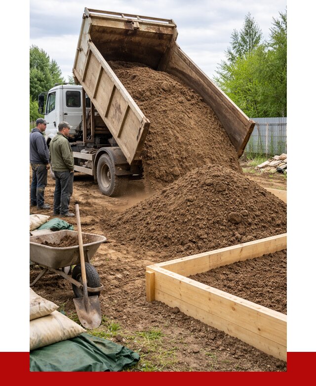 Торфо песчаная смесь в Нижнеудинске с доставкой от 1882 р. | ПРОНЕРУДНжк