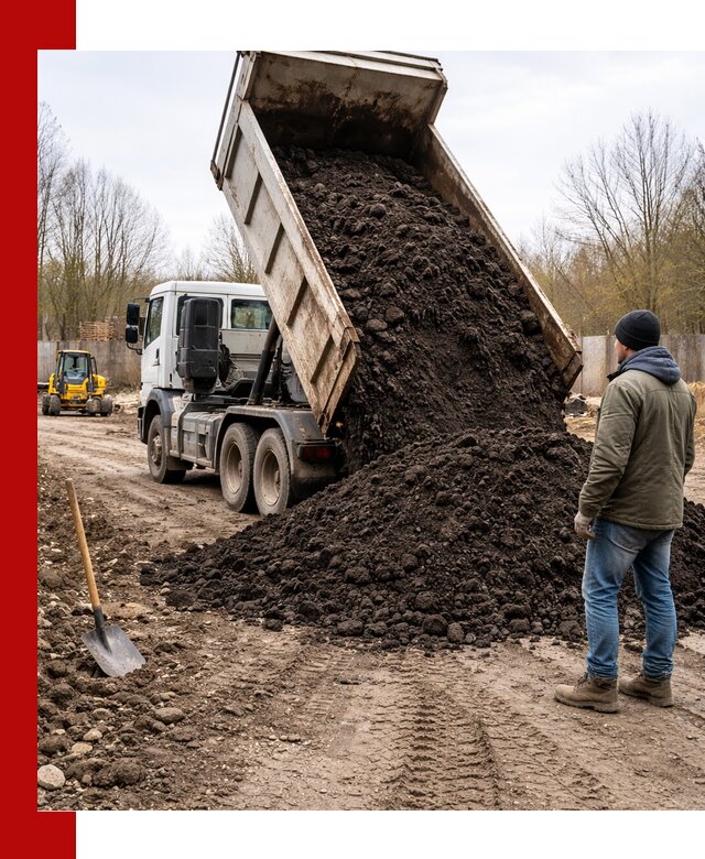 Доставка чернозема навалом в Нижнеудинске быстро и выгодно