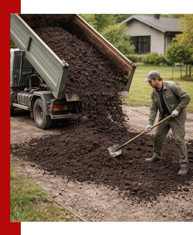 Чернозем для газона с доставкой в Нижнеудинске быстро и качественно