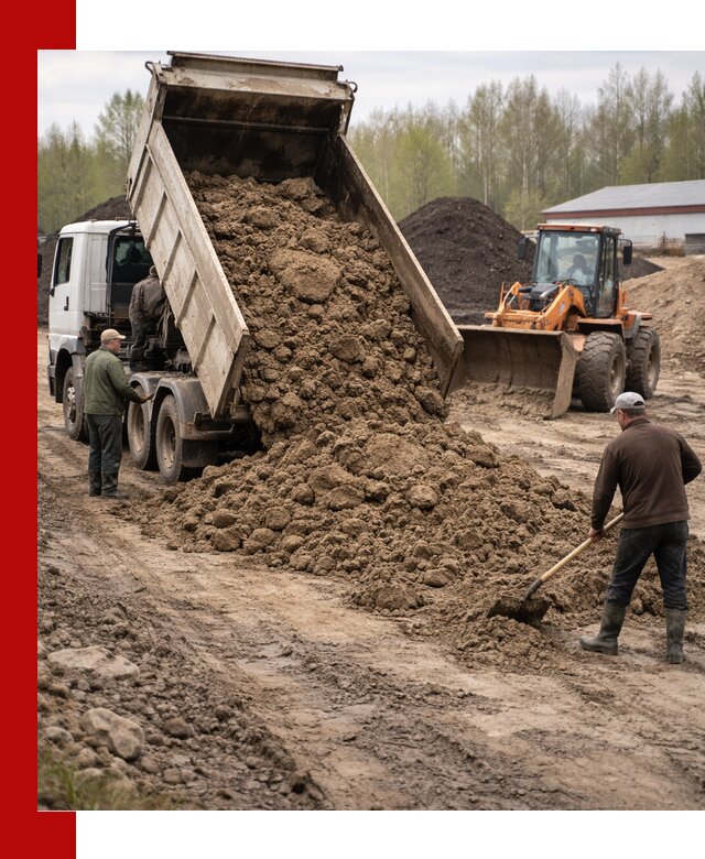 Доставка глин и суглинков в Нижнеудинске оптом и вкрай