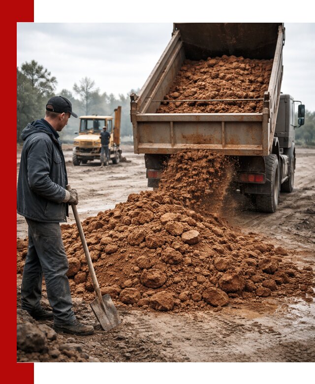 Глина для засыпки в Нижнеудинске с доставкой самосвалами