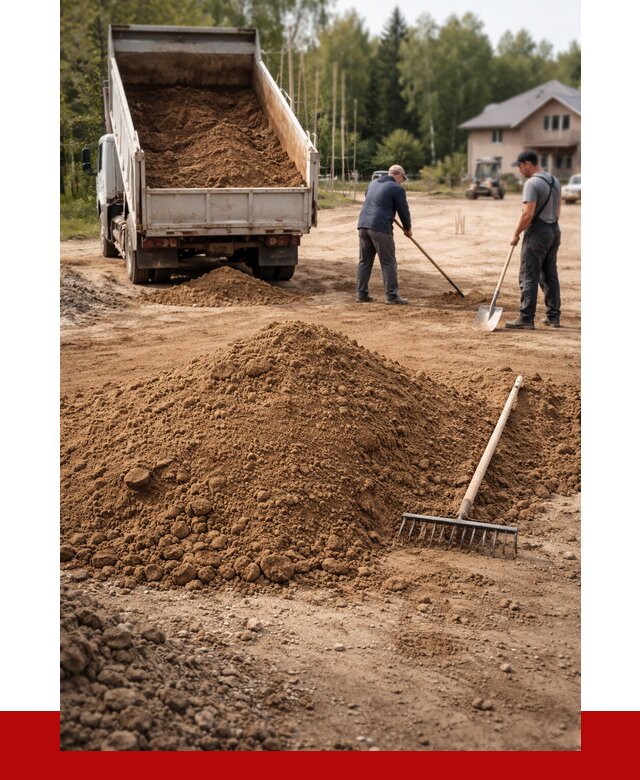 Суглинок для планировки в Нижнеудинске с доставкой от 4272 р. | ПРОНЕРУДНжк