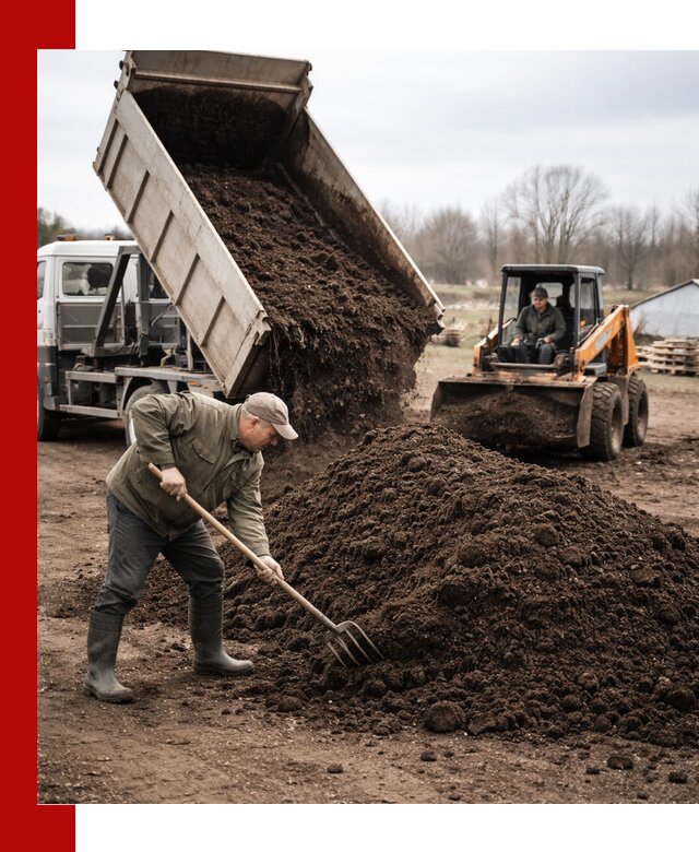 Доставка и продажа перегноя в Нижнеудинске быстро и дешево
