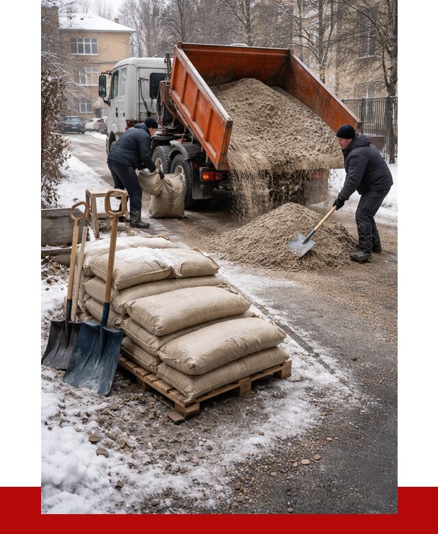 Противогололедные материалы оптом в Нижнеудинске от 4272 р. | ПРОНЕРУДНжк