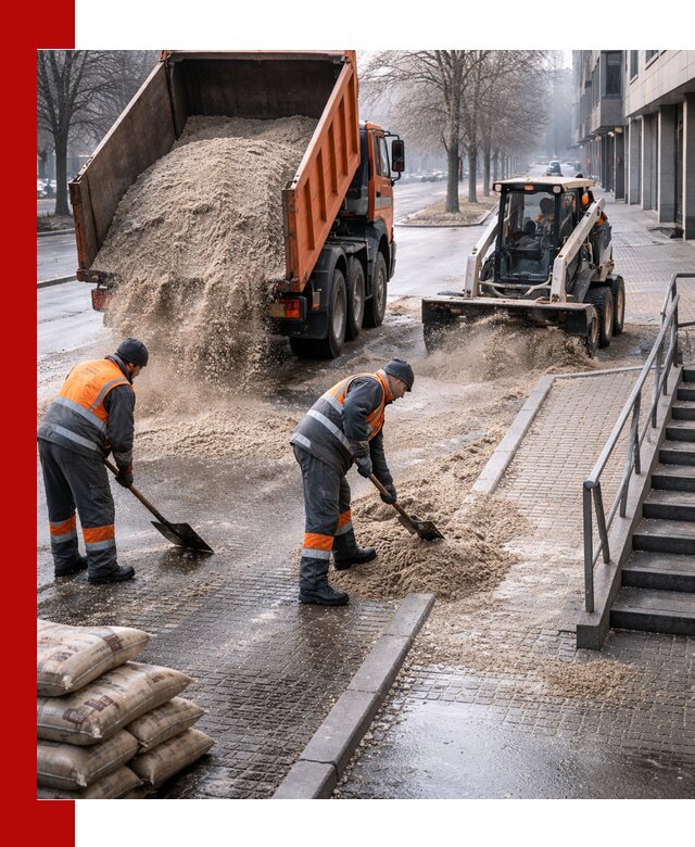 Поставка противогололедных материалов в Нижнеудинске