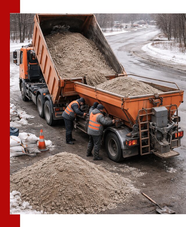 Поставка и вывоз пескосоля в Нижнеудинске оптом и в розницу
