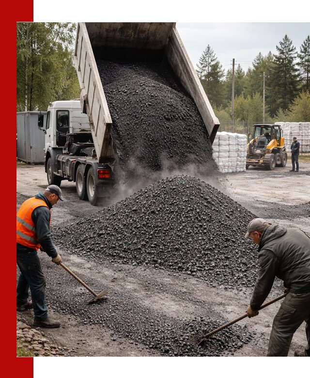 Доставка и продажа асфальтного гранулята в Нижнеудинске