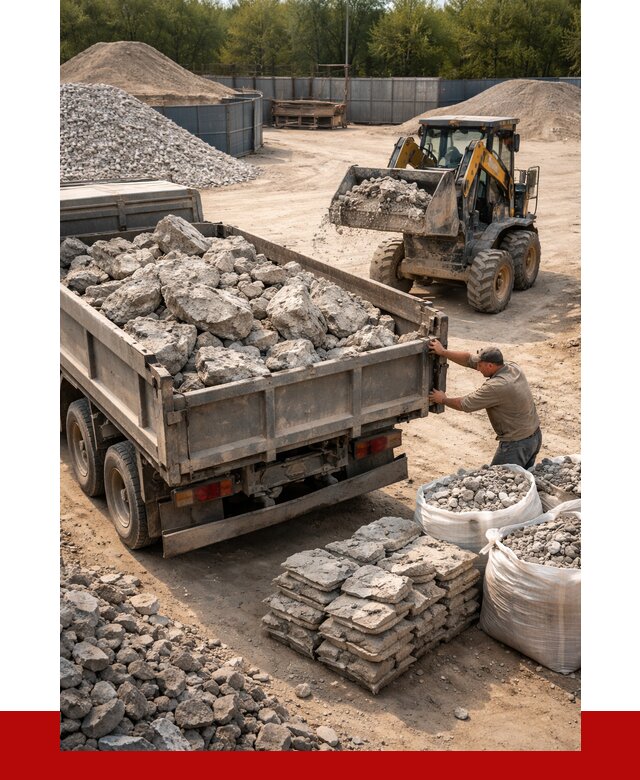 Купить бой бетона с доставкой в Нижнеудинске от 4882 р. | ПРОНЕРУДНжк