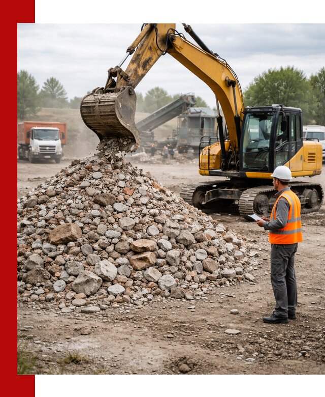 Доставка и вывоз строительного боя в Нижнеудинске