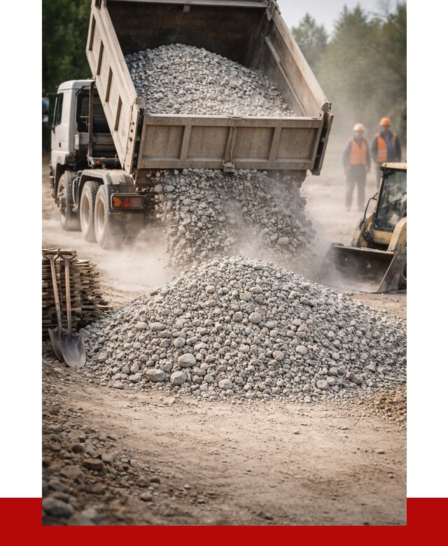Купить дробленый бетон в Нижнеудинске от 1729 р./куб | ПРОНЕРУДНжк