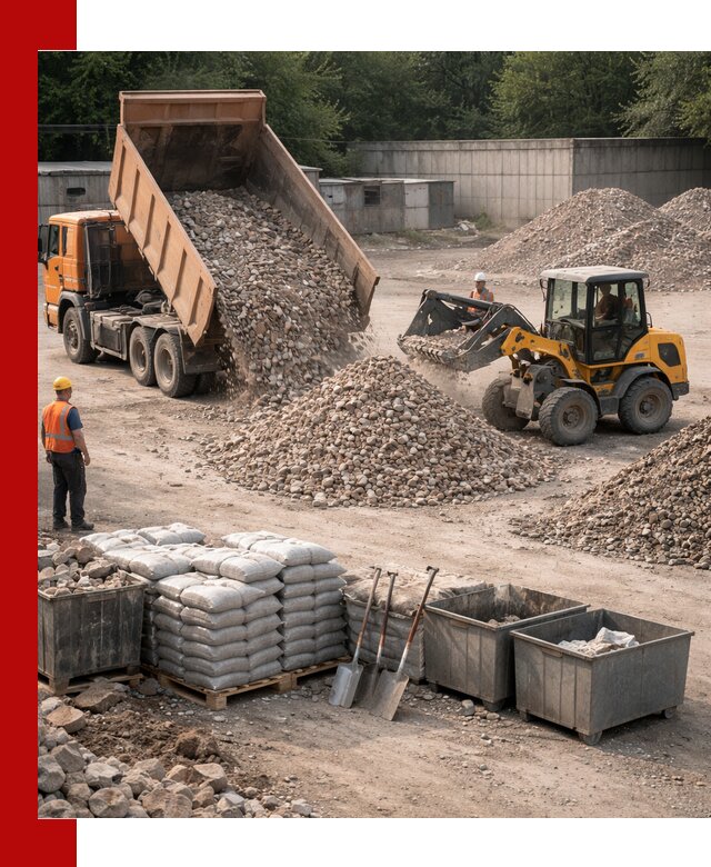 Вторичные материалы для отсыпки в Нижнеудинске — поставка и доставка