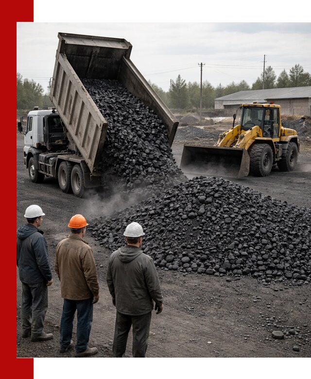 Доставка угля антрацита в Нижнеудинске с самосвалами и погрузкой
