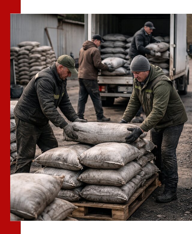 Доставка угля в мешках по выгодным ценам в Нижнеудинске