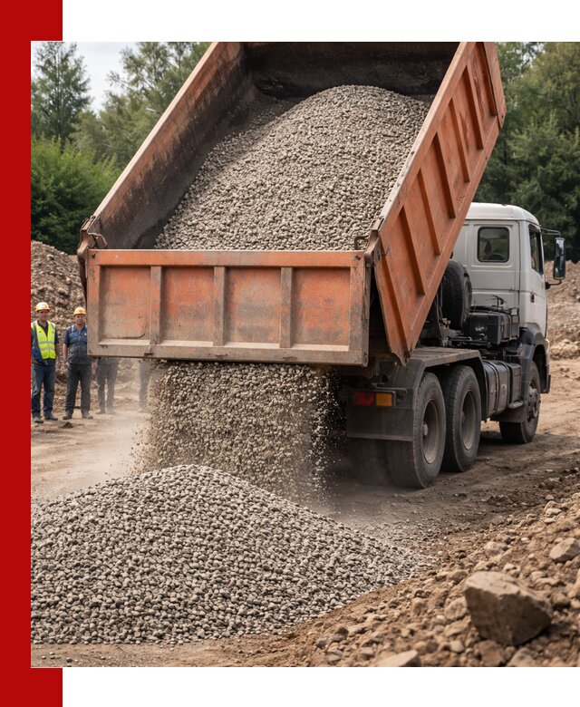 Доставка сыпучих материалов самосвалом в Нижнеудинске быстро и надежно