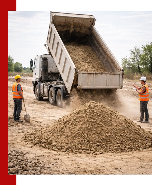 Доставка самосвалом 15 кубов в Нижнеудинске за город и по городу