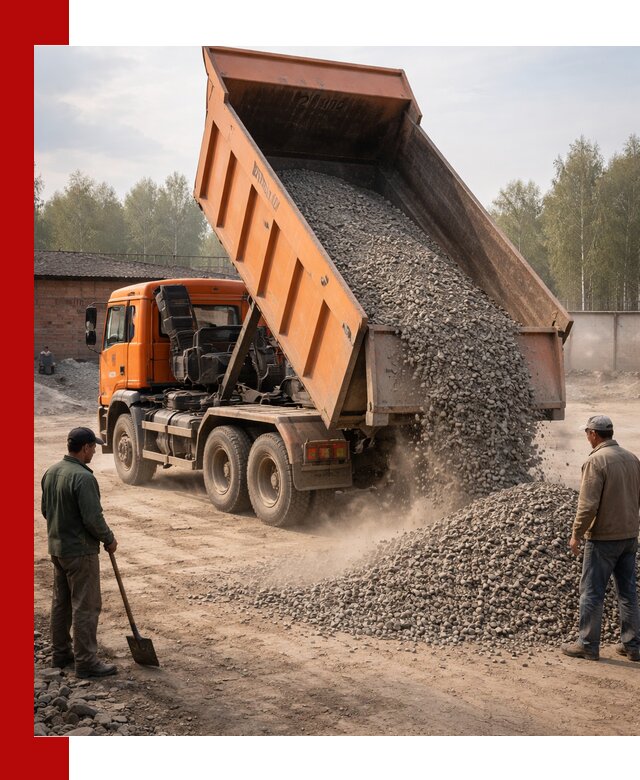 Доставка самосвалом 20 м3 в Нижнеудинске быстро и надежно