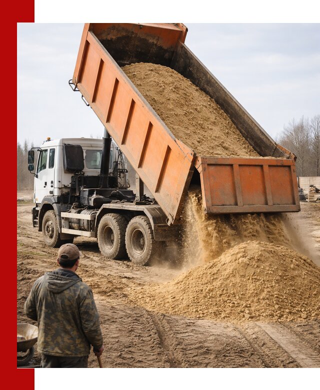 Аренда самосвала 20 тонн для перевозки грузов в Нижнеудинске