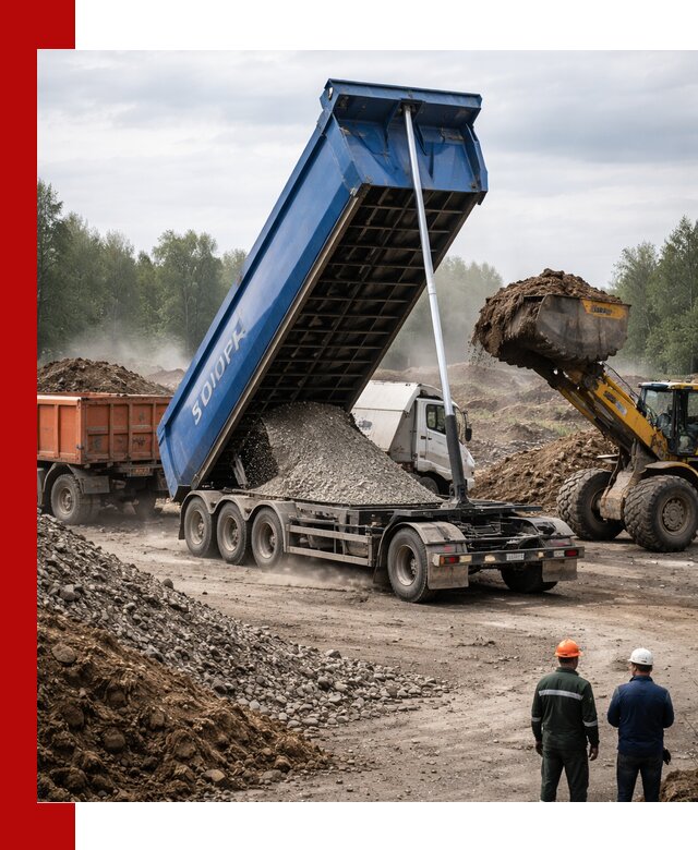 Аренда тонар 40 тонн в Нижнеудинске с доставкой материалов