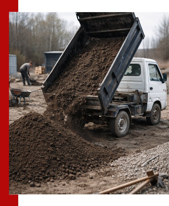 Аренда минисамосвала в Нижнеудинске для доставки сыпучих материалов