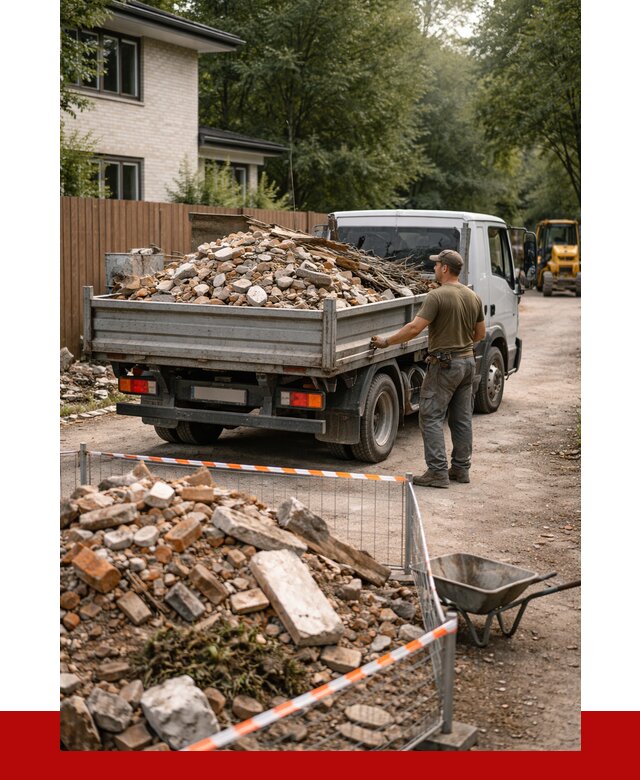 Вывоз строительного мусора с погрузкой в Нижнеудинске от 7628 р | ПРОНЕРУДНжк