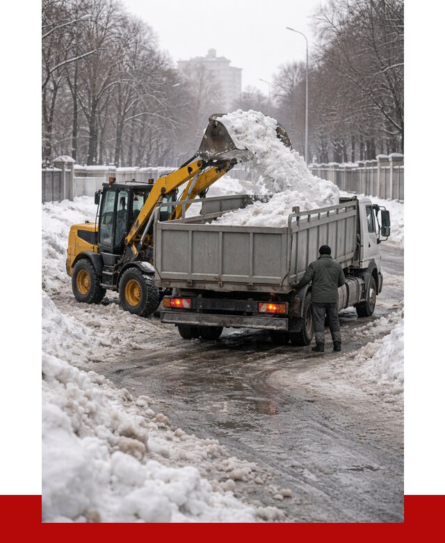 Вывоз снега с погрузкой в Нижнеудинске от 3560 р. ПРОНЕРУДНжк
