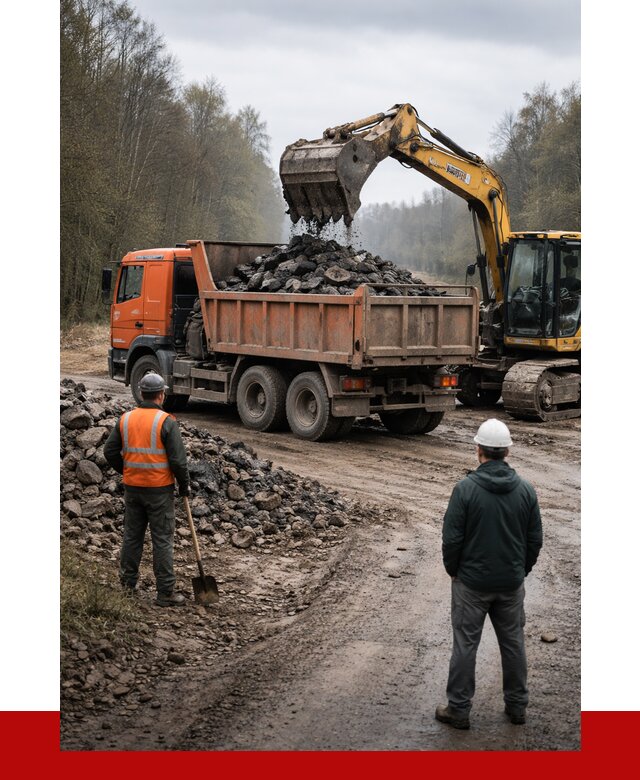 Вывоз асфальта в Нижнеудинске от 4577 р. самосвалом ПРОНЕРУДНжк