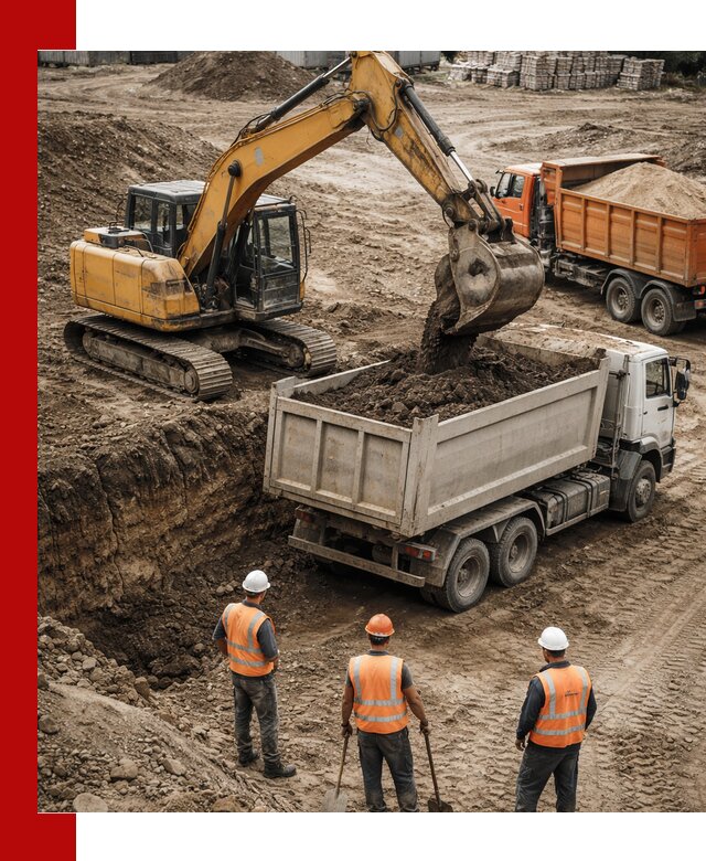 Разработка грунта для строительства и благоустройства в Нижнеудинске