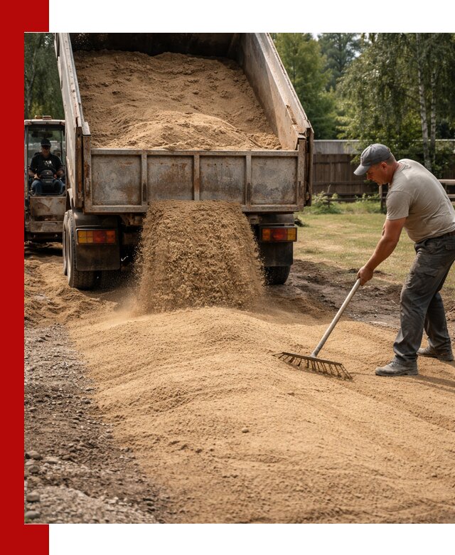 Отсыпка участка песком в Нижнеудинске быстро и качественно
