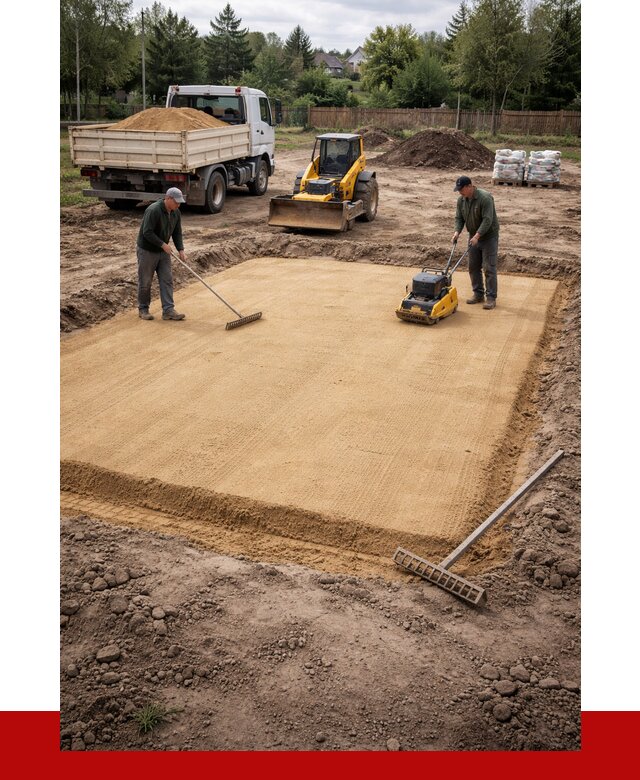 Устройство песчаной подушки в Нижнеудинске от 4577 р. ПРОНЕРУДНжк